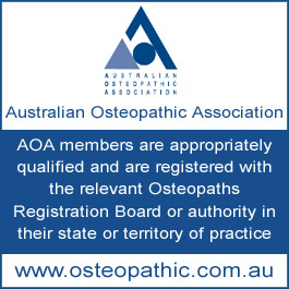 Australian Osteopathic Association AOA resgistered osteopaths adelaide